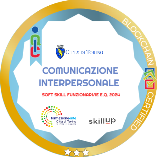COMUNICAZIONE INTERPERSONALE (Gold) - SOFT SKILL FUNZIONARI/IE EQ 2024